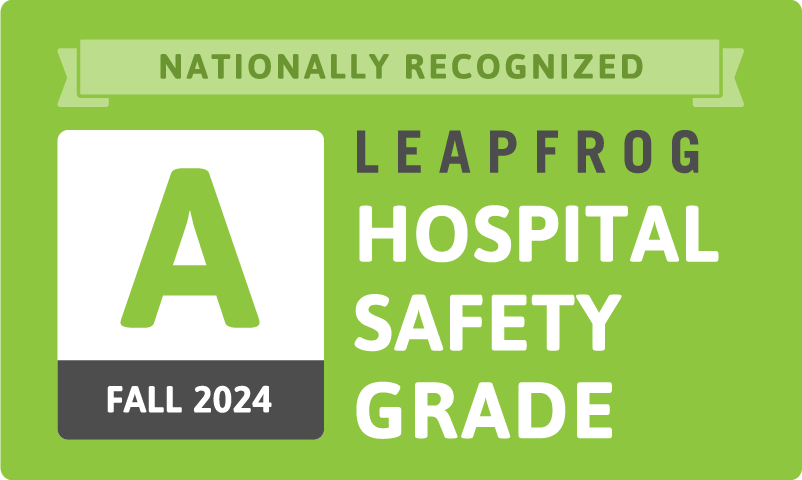 Leapfrog Hospital Safety Grade A Fall 2024