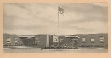 1969 Original Entrance Black and White Front Hospital